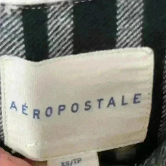 Aeropostale plaid shirt‎  size xs - Picture 6 of 6